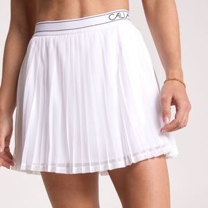 CALIA Women's Pleated White Tennis
Mesh Skort NEW W/Tag  Size Medium & Large